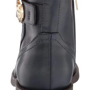 Tommy Hilfiger Dark Blue Boots with Gold Details